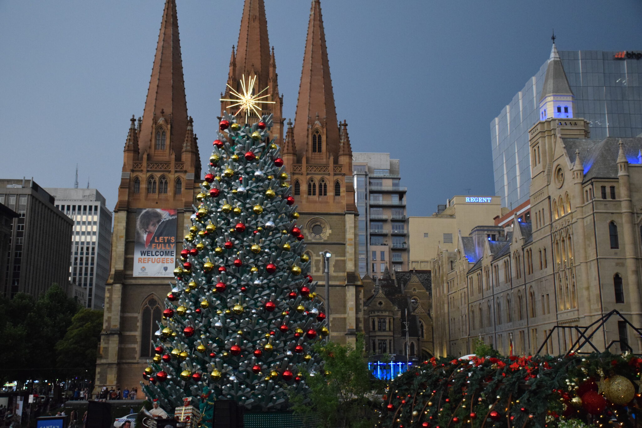 City of Melbourne Christmas Tree Mandylights